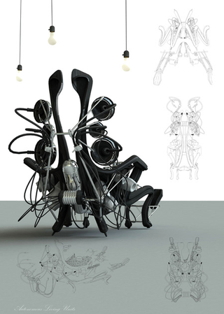 Illustration for article titled Autonomous Living Unit Crams An Entire Home Into a Chair